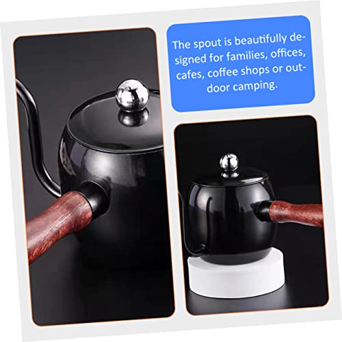 PHENOFICE Coffee Pot Camping Tea Kettle Espresso Machines Pour Mini Kettle Stainless Coffee Maker Espresso Grounds Spout Kettle Soy Sauce Dispenser Vinegar Stainless Steel Black