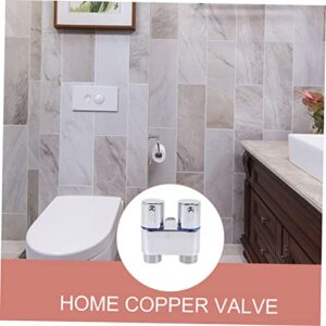 ORFOFE Toilet Sprayer Valve Bathroom Sprayer Faucet Off Outdoor Bathroom Sprayer Valve Gardening Sprayer Faucet Basin Faucet Bidet Sprayer Valve Faucet for Sprayer Water Copper