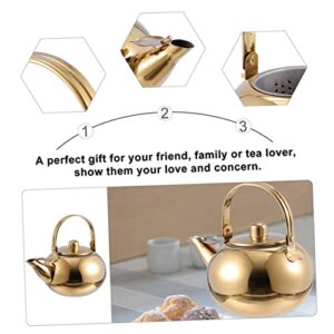 HOLIDYOYO Stainless Steel Pot Whistling Stovetop Kettles Supply Boiling Tea Kettle Infuser Whisle Hot Water Kettle Bowls Espresso Machine Espresso Mug Brew Lid Coffee Maker Thicken Teakettle