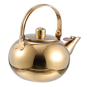 holidyoyo stainless steel pot whistling stovetop kettles supply boiling tea kettle infuser whisle hot water kettle bowls espresso machine espresso mug brew lid coffee maker thicken teakettle