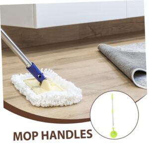 Didiseaon Rotating Mop Rod Mop Handles Mop Head for Rotary Mop Bucket Mop Head Replacement Holder Domestic Straight Mop Rods Commercial Cleaning Mop Handle Detachable Mop Pole Green Plastic