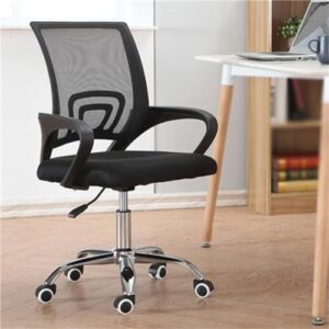 ZSLKDL Backrest Mesh Arched Staff Chair Comfortable Rotating Lifting Office Chair Computer Chair