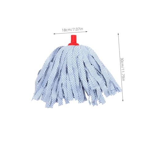 COLLBATH 4 Pcs Mop Replacement Head Hospital Mop Heads Mop Head Refill Mop and Bucket Commercial Cut End Cotton Mop Wet Mop Head Mop Refill Cleaning Mop Clip Style Mop Accessories Mops