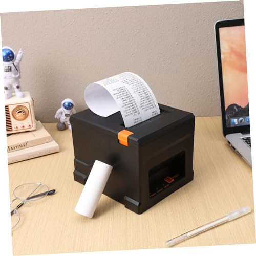 PartyKindom Black Thermal Paper Printer Thermal Pos Printer Abs Receipt Printer for Small Business Thermal Shipping Printer