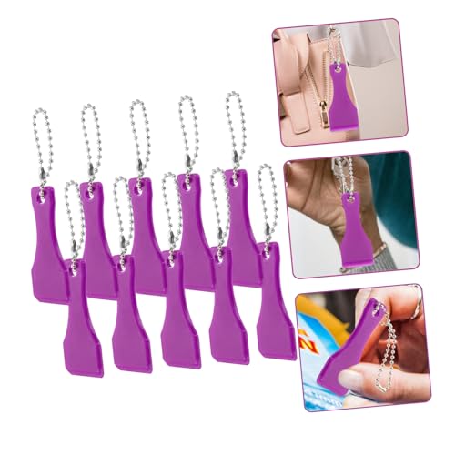 WOONEKY 10pcs Spatula Scrapers Tickets Scraper Tickets Tools Small Scratching Tools Portable Card Scraper Scratch Tool DIY Scraper Tools Plastic