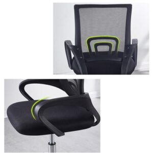 ZSLKDL Backrest Mesh Arched Staff Chair Comfortable Rotating Lifting Office Chair Computer Chair