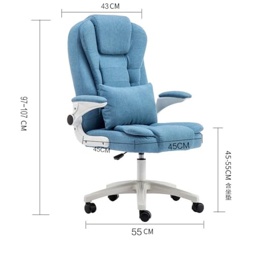 ZSLKDL Lifting Swivel Chair Staff Student Chair Conference Room Backrest Chair Office Chair