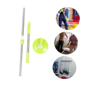 ORFOFE 1 Set Mop Pole Replacement Rotating Mop Handle Replacement Rotating Mop Rod Commercial Mop Rotary Mop Rod Mopa para Limpiar Pisos Handle Mop Rod Turnicate Kit Mopping Plastic Green