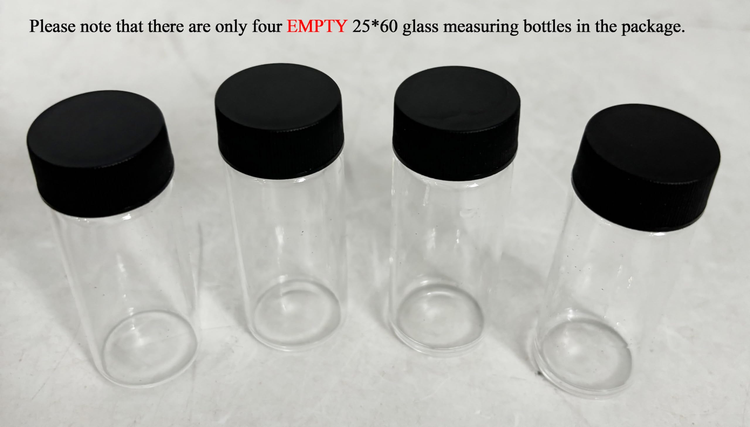 HFBTE Turbidimeter Solution Bottles 4 Sample Bottles (Two Sets) Turbidity Meter Bottles Turbidimeter Sample Bottles Turbidity Sample Test Tubes for SGZ Series