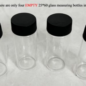 HFBTE Turbidimeter Sample Bottles 4 Sample Bottles (Two Sets) Turbidity Meter Bottles Turbidimeter Solution Empty Bottles Turbidity Sample Test Tubes for SGZ Series