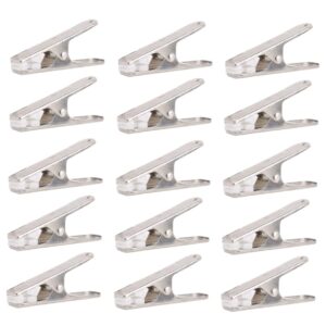 tineasur 24 pcs clothes drying clips drying craft clips hanger clips peg multifunctional clip clothes clips and clamps laundry clips drying clothes peg windproof clothes hanger silver