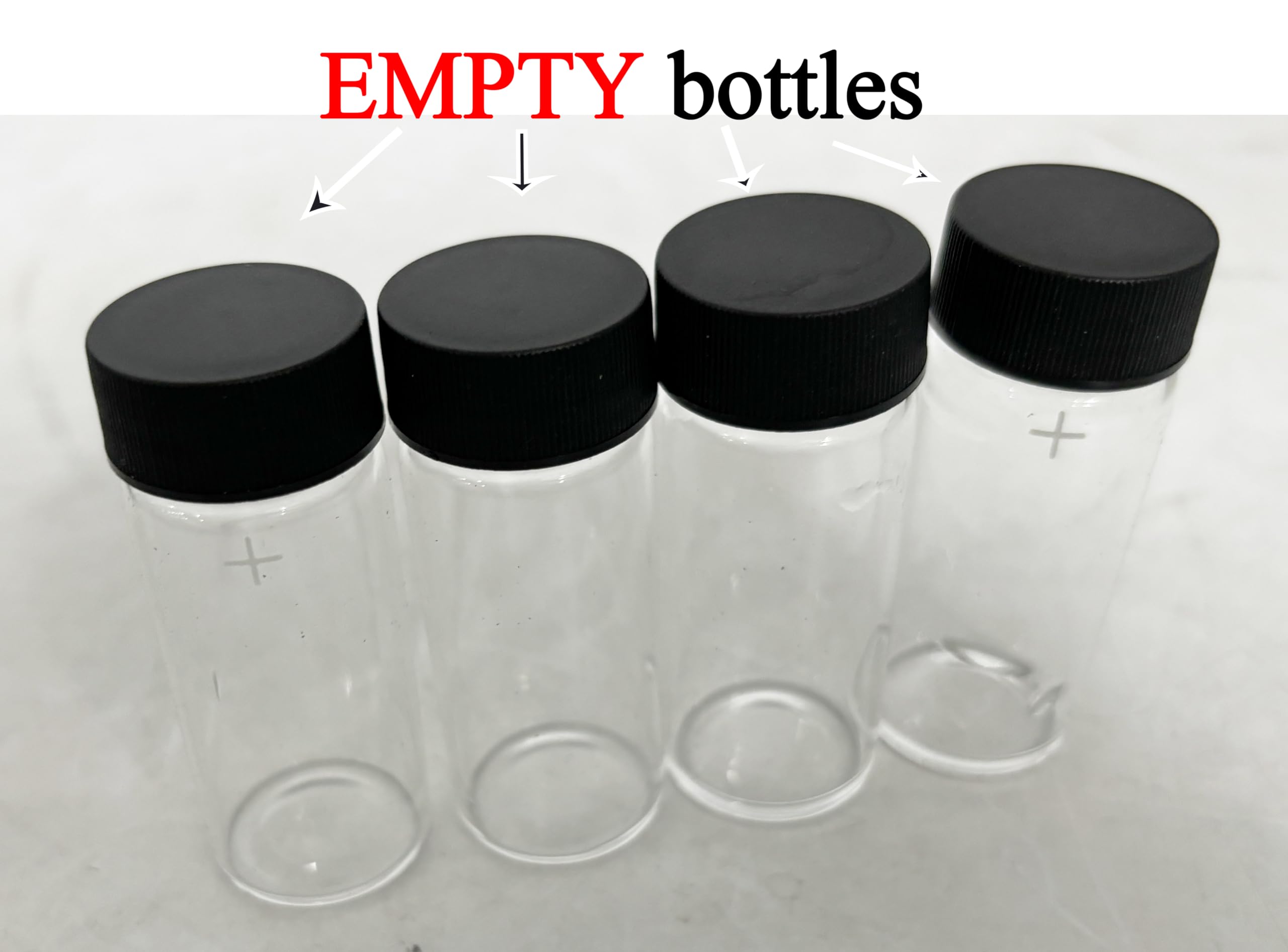 HFBTE Turbidimeter Solution Bottles 4 Sample Bottles (Two Sets) Turbidity Meter Bottles Turbidimeter Sample Bottles Turbidity Sample Test Tubes for SGZ Series