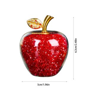 Lovskoo Crystal Apples Christmas Eve Gifts For Her Romantic Ornamental Apples Display Christmas Decor Nightmare Before Christmas Decorations Indoor Christmas Party Christmas Nativity Religious