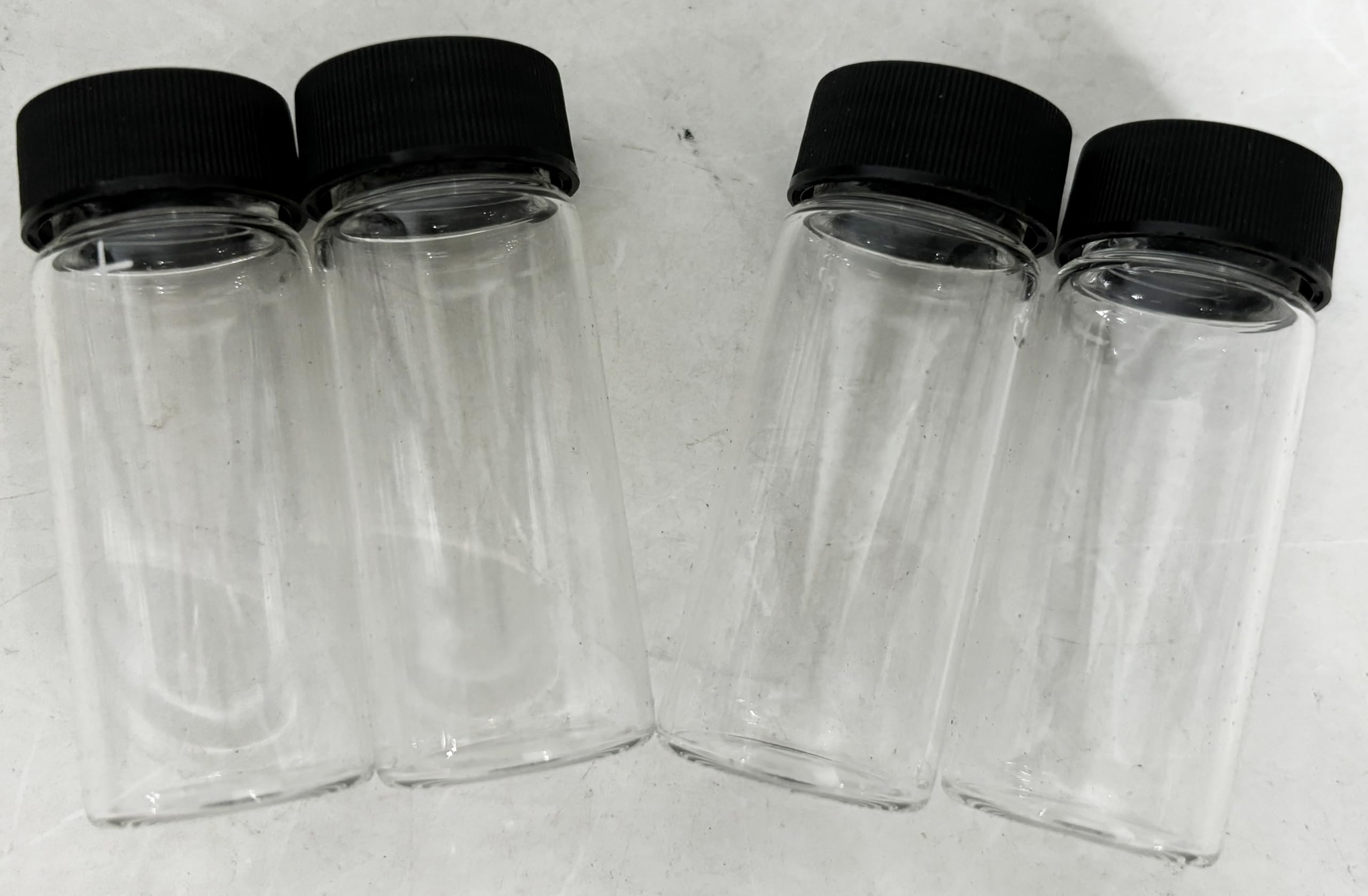 HFBTE Turbidity Meter Sample Bottles 4 Sample Bottles (Two Sets) Turbidimeter Bottles Turbidimeter Solution Bottles Turbidity Sample Test Tubes for SGZ Series