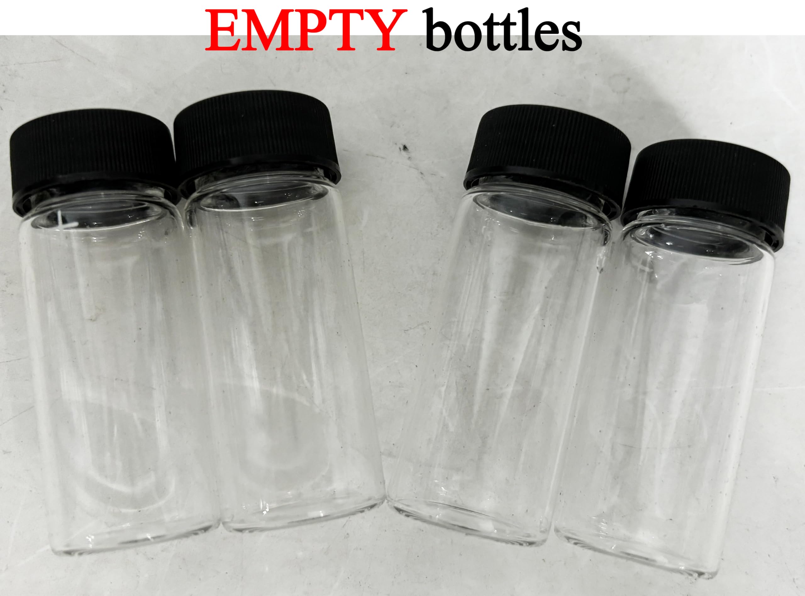 HFBTE Turbidimeter Solution Bottles 4 Sample Bottles (Two Sets) Turbidity Meter Bottles Turbidimeter Sample Bottles Turbidity Sample Test Tubes for SGZ Series