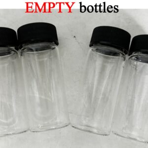 HFBTE Turbidity Sample Test Tubes 4 Sample Bottles (Two Sets) Turbidity Meter Bottles Turbidimeter Sample Bottles Turbidimeter Solution Bottles for SGZ Series