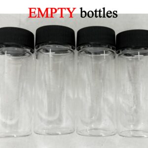 HFBTE Turbidity Meter Bottles 4 Sample Bottles (Two Sets) Turbidimeter Sample Bottles Turbidimeter Solution Empty Bottles Turbidity Sample Test Tubes for SGZ Series