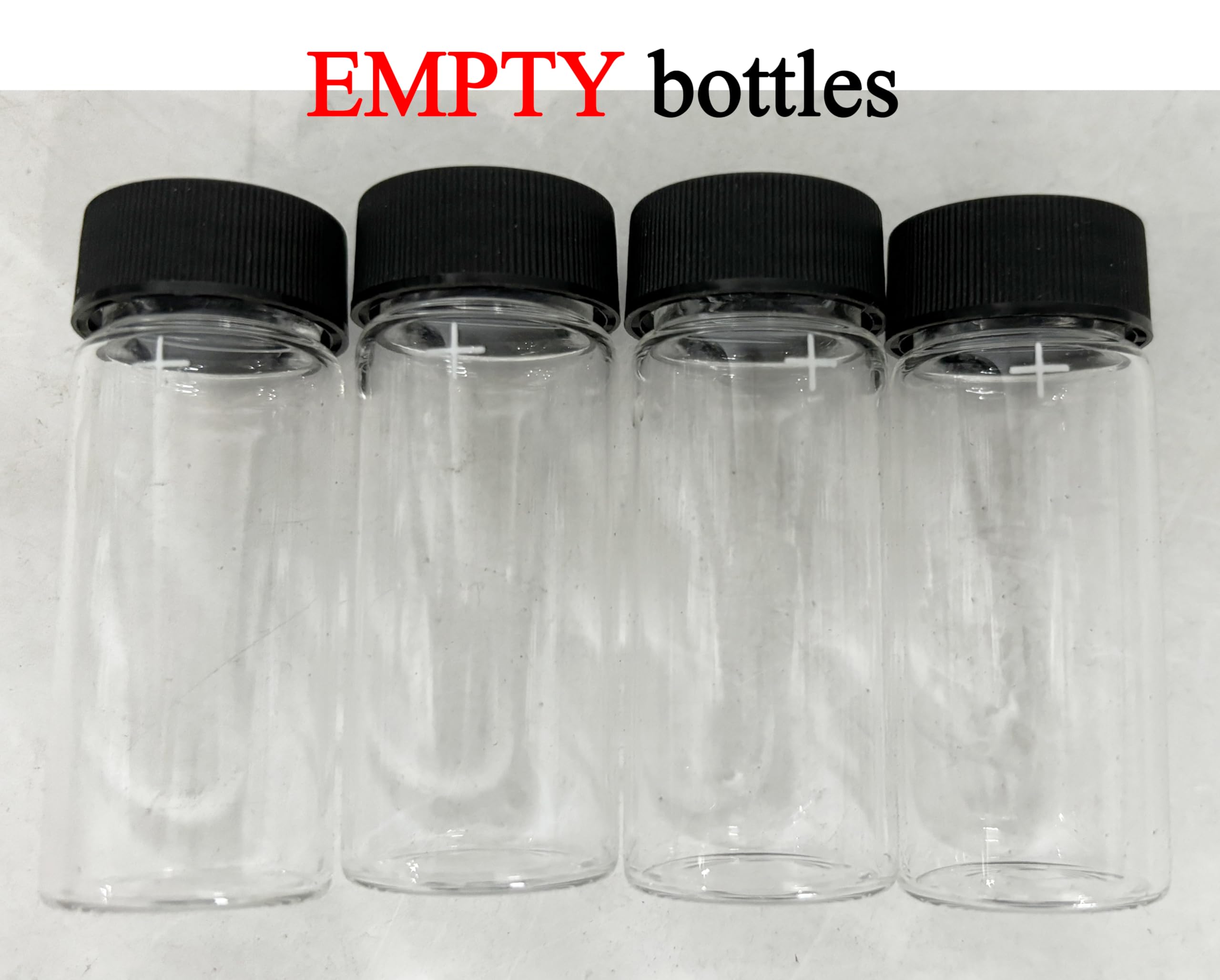 HFBTE Turbidity Sample Test Tubes 4 Sample Bottles (Two Sets) Turbidity Meter Bottles Turbidimeter Sample Bottles Turbidimeter Solution Bottles for SGZ Series