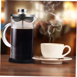 GRADENEVE 1pc Espresso Manual Coffee Maker Tea Kettle Teapot for Coffee Portable Coffee Maker Coffee Pot Coffee Press Stainless Coffee Maker Coffee Teapot Coffee Machines Glass