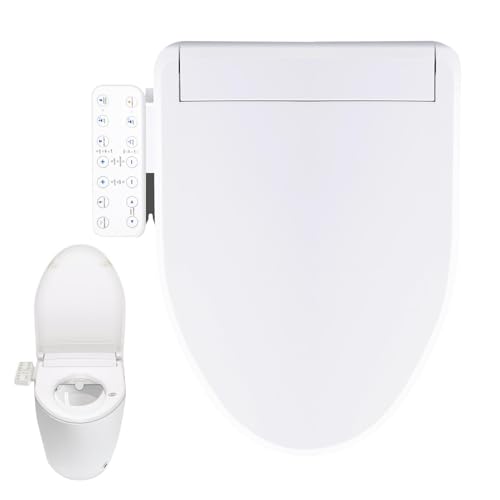 Heated Bidet Seat, Air Dryer Toilet Seat Instant Heated, Smart Bidet Seat, Electronic Heated Toilet Seat, Luxurious Comfort for Home and Hotel