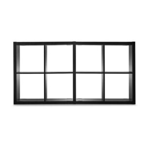 4 Cube Storage Organizer, Black and Beige (1 PK)