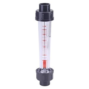 plastic tube type 100 to 1000l h water meter flowmeter lzs 15d with simple structure easy operation low weight unbreakable and long life span widely used in water industrial field