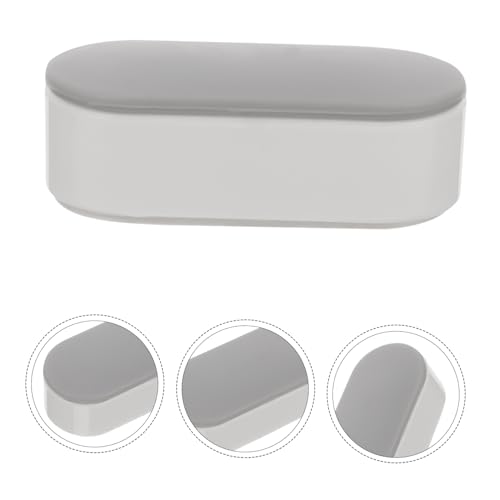 KONTONTY 4pcs Light Grey Toilet Buffer Pads Toilet Seat Bumper Pads Plastic Bidet Bumpers for Toilet Seats Toilet Bumper Pad