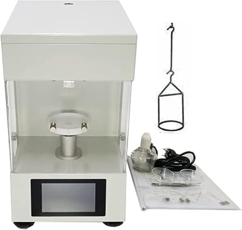 CNYST Lab Surface Tension Meter Automatic Interfacial Tensiometer with Platinum Ring 0-1000mN/m Accuracy 0.01mN/m Interfacial Tension Measurements for Quality Control and Optimization of Emulsifiers