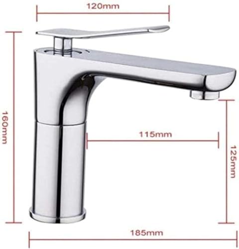 Faucet, Faucet Kitchen Tap Faucet Modern Faucet Crane Bathroom Faucet Single Lever Hot and Cold Water Bath and Brass Sink Faucet Faucet Save