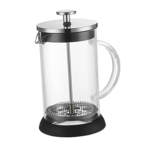 GRIRIW 1pc Heat Resistant Coffee Pot Manual Coffee Pot Tea Brewer Pot Coffee Espresso Machine Coffee Filtration Teapot Espresso Maker Manual Espresso Machine Press Tea Tumbler Black