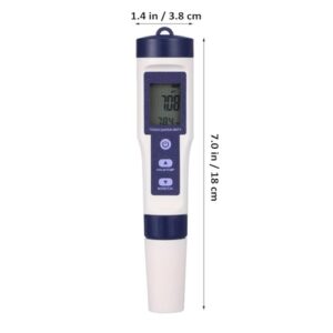 CHILDWEET Water Quality Tester Aquarium Water Tester Salt Tester for Saltwater Pool Handheld Water Tester Water Ph Tester Salt Water Pool Testing Kit Ec Meter Portable Water Tester Plastic