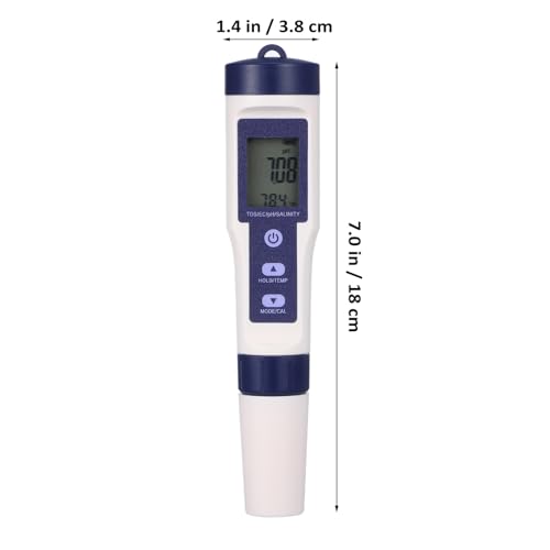 CHILDWEET Water Quality Tester Aquarium Water Tester Salt Tester for Saltwater Pool Handheld Water Tester Water Ph Tester Salt Water Pool Testing Kit Ec Meter Portable Water Tester Plastic