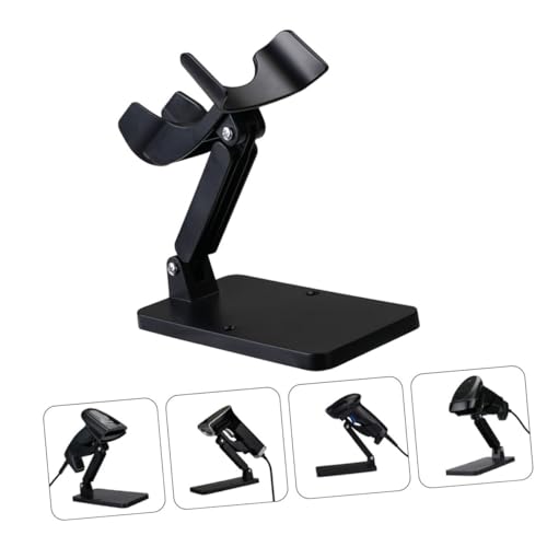 VILLCASE Scanning Device Holder Mic Table Stand Tabletop Microphone Stand Scanner Stand Scanner Holder for Car Scanner Holder for Desk Scanner Holder Mount Table Mic Stand Black Abs