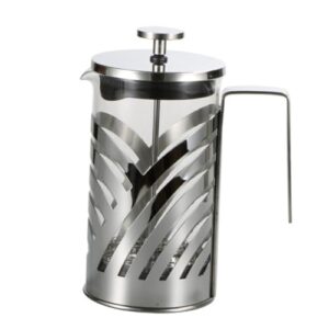 mikinona 304 heat resistant coffee pot concentrated coffee multi-function coffee pot filter teapot machine espresso coffee filter pot espresso ground coffee fashion coffee pot silver