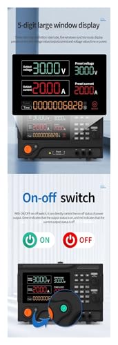 Arionyx Variable Switching DC Regulated Lab Programmable 15V 60A Laboratory Bench Dc Power Supply Mobile Repair(220V,RS232_15V 60A 10MV 10MA)