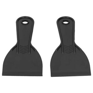 2Pcs Plastic Scraper, 3in 3D Printer Spatula Tool SLA Photosensitive Resin Hot Bed Shovel Accessory for 3D Printing Resin Removal,Spackling,Patching,Decal,Wallpaper