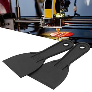 2Pcs Plastic Scraper, 3in 3D Printer Spatula Tool SLA Photosensitive Resin Hot Bed Shovel Accessory for 3D Printing Resin Removal,Spackling,Patching,Decal,Wallpaper