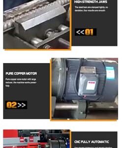 Hydraulic Pipe Threading Machine Rebar & Bolt Thread Rolling Machine