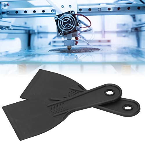 2Pcs Plastic Scraper, 3in 3D Printer Spatula Tool SLA Photosensitive Resin Hot Bed Shovel Accessory for 3D Printing Resin Removal,Spackling,Patching,Decal,Wallpaper