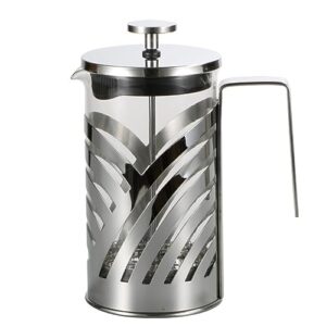 namoarly 304 coffee filtration teapot machine espresso multi-function coffee pot espresso pot espresso ground coffee manual coffee infuser concentrated coffee filter teapot silver