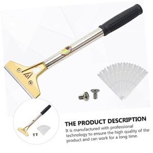 SEWOART Cleaning Blade Paint Squeegee Sticker Remover Marble Scraper Sticker Scraper Tools Grout Cleaning Tool Cleaning Scraper Spackle for Drywall Putty Shovel Grout Tool Aluminum Alloy