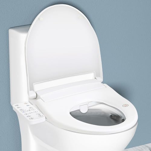 Heated Bidet Seat, Air Dryer Toilet Seat Instant Heated, Smart Bidet Seat, Electronic Heated Toilet Seat, Luxurious Comfort for Home and Hotel