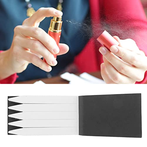 YZSHILIUHUA 100pcs Perfume Test Strips for Essential Oils and Fragrances, Disposable Testing Paper with Black Cover for Quick Scent Classification and Aroma Evaluation