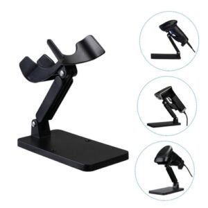 VILLCASE Scanning Device Holder Mic Table Stand Tabletop Microphone Stand Scanner Stand Scanner Holder for Car Scanner Holder for Desk Scanner Holder Mount Table Mic Stand Black Abs