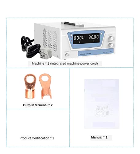 DC Power Supply, 3000W 60V 50A 30A Bench Source Laboratory Dc Stabilized Power Supply Adjustable Variable Digital Regulated Power Supply,Electroplating DIY(KPS15100D 15V 100A)