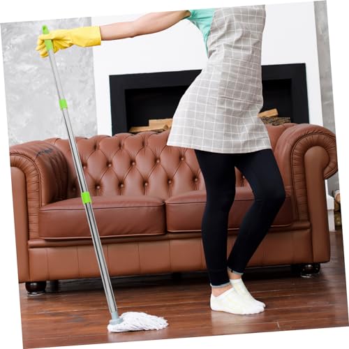 Healeved 2 Sets Mop Stick Transport Mop Pole Mop Handle Replacement Window Squeegee Commercial Broom Replace Handle Broom Holder Palo Rod para Broom Pole Mop Replace Handle Stainless Steel