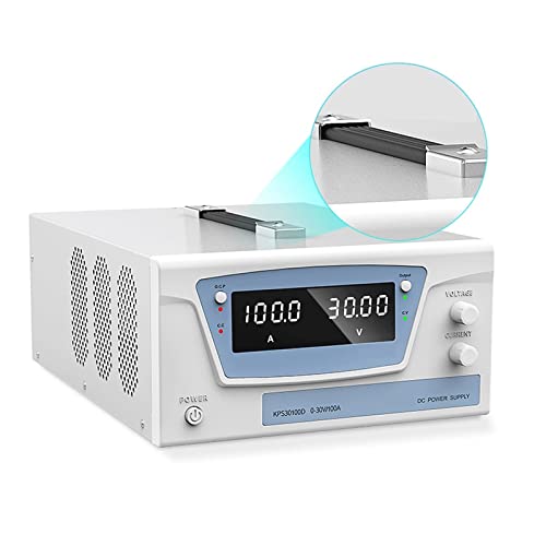 DC Power Supply, 3000W 60V 50A 30A Bench Source Laboratory Dc Stabilized Power Supply Adjustable Variable Digital Regulated Power Supply,Electroplating DIY(KPS15100D 15V 100A)