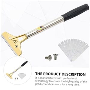 ULDIGI Cleaning Blade Sticker Stove Scraper Grout Cleaning Tool Putty Shovel Grout Tool Spackle Scraper Hand Tool Caulking Scraper Paint Scraper Paint Tools Marble Scraper Aluminum Alloy