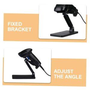 VILLCASE Scanning Device Holder Mic Table Stand Tabletop Microphone Stand Scanner Stand Scanner Holder for Car Scanner Holder for Desk Scanner Holder Mount Table Mic Stand Black Abs