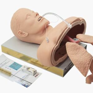 Oral Nasal Intubation Manikin,First Aid Tracheal Intubation with Alarm Function,Intubation Manikin Airway Management Trainer Advanced Human Tracheal Intubation Model